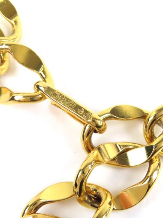 Chanel CC Logo Coin Motif Plate Chain main image 6